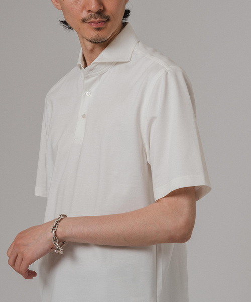 EDIFICE（エディフィス）の「”ストレッチ＆防シワ機能”SOLOTEX カルゼポロシャツ（ポロシャツ・メンズ・ネイビー/グレー/ベージュ系その他/ホワイト・X-LARGE/LARGE/MEDIUM/SMALL）」の19枚目の写真