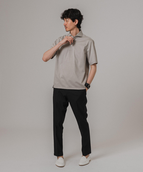 EDIFICE（エディフィス）の「”ストレッチ＆防シワ機能”SOLOTEX カルゼポロシャツ（ポロシャツ・メンズ・ネイビー/グレー/ベージュ系その他/ホワイト・X-LARGE/LARGE/MEDIUM/SMALL）」の21枚目の写真