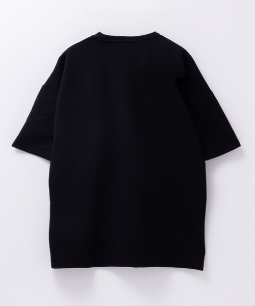 Mac-House(マックハウス)の「ワイドシルエット花柄刺繍ショートスリーブTシャツ(Tシャツ/カットソー・メンズ・チャコールグレー/ホワイト・M/L)」の3枚目の写真