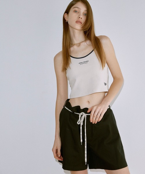 NEW ERA（ニューエラ）の「NEW ERA Rib Camisole（キャミソール・レディース・ブラック/アイボリー・F）」の11枚目の写真