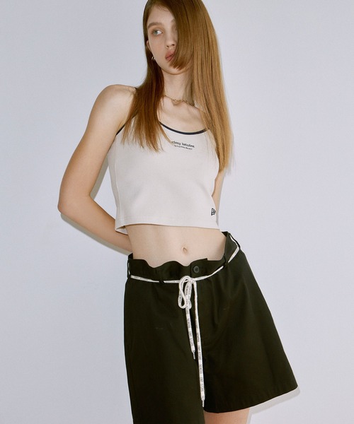 NEW ERA（ニューエラ）の「NEW ERA Rib Camisole（キャミソール・レディース・ブラック/アイボリー・F）」の12枚目の写真