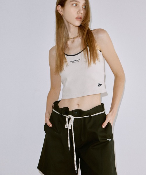 NEW ERA（ニューエラ）の「NEW ERA Rib Camisole（キャミソール・レディース・ブラック/アイボリー・F）」の13枚目の写真