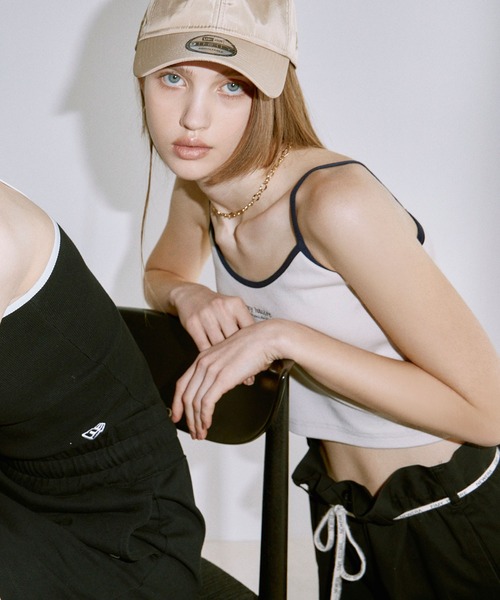 NEW ERA（ニューエラ）の「NEW ERA Rib Camisole（キャミソール・レディース・ブラック/アイボリー・F）」の7枚目の写真
