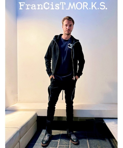 FranCisT_MOR.K.S.(フランシストモークス)の「FranCisT_MOR.K.S./フランシスト モークス/HI-TENSION FAKE SUEDE DEVICE CARGO PANTS(カーゴパンツ・メンズ・ブラック・2/3/4)」の8枚目の写真
