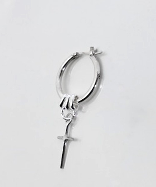GODSIZE ゴッドサイズ THIN HOOP rbw [LARGE] with OVAL & CROSS