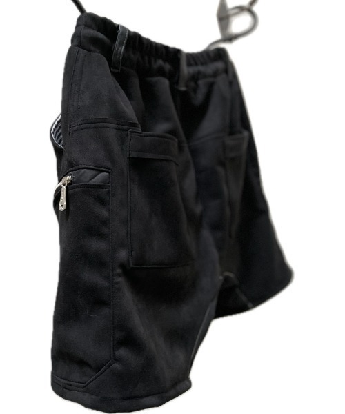 FranCisT_MOR.K.S.（フランシストモークス）の「FranCisT_MOR.K.S./フランシスト モークス/HI-TENSION FAKE SUEDE DEVICE CARGO SHORTS（その他パンツ・メンズ・オフホワイト/ブラック・2/3/4）」の10枚目の写真