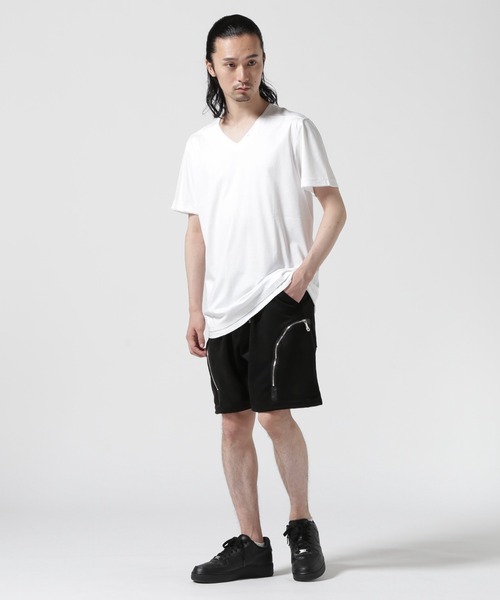 FranCisT_MOR.K.S.（フランシストモークス）の「FranCisT_MOR.K.S./フランシスト モークス/HI-TENSION FAKE SUEDE DEVICE CARGO SHORTS（その他パンツ・メンズ・オフホワイト/ブラック・2/3/4）」の12枚目の写真