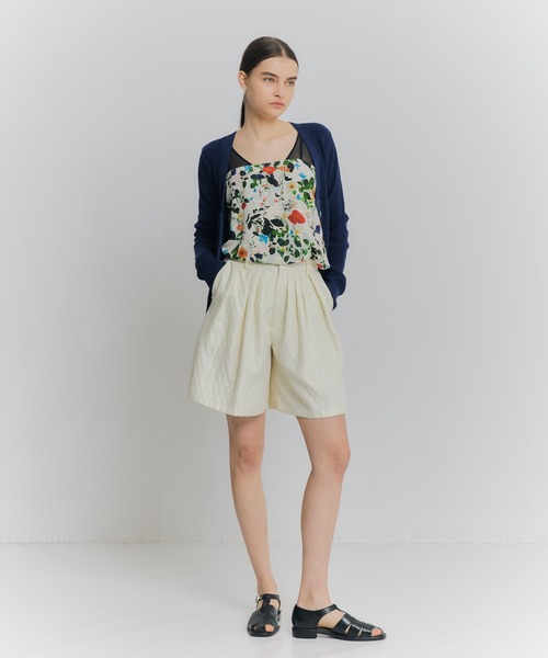 セール】ボタニカル柄スカーフキャミソール【Made in Japan  