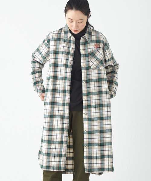 【セール】ビエラチェックシャツワンピ(ワンピース)|KRIFF MAYER Lady\'s Collection(クリフメイヤーレディースコレクション)