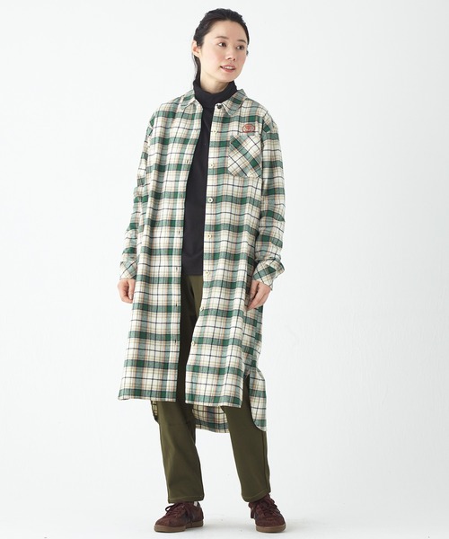 KRIFF MAYER Lady's Collection(クリフメイヤーレディースコレクション)の「ビエラチェックシャツワンピ(ワンピース・レディース・カラフル/レッド/ナチュラル/ネイビー/チャコール・LARGE/MEDIUM)」の9枚目の写真