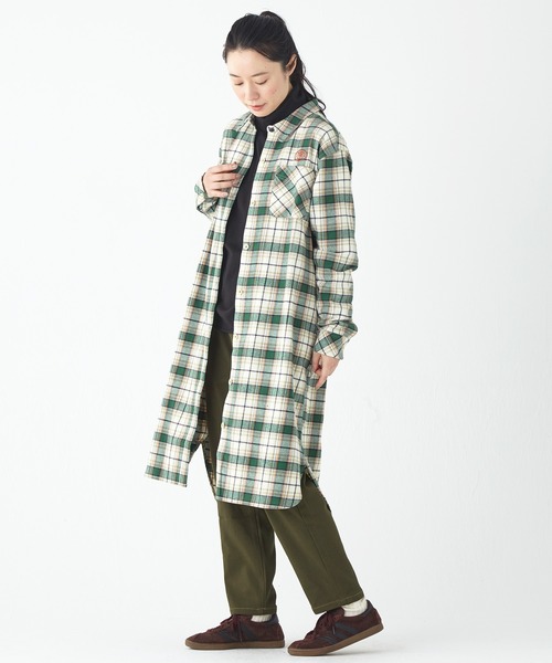 KRIFF MAYER Lady's Collection(クリフメイヤーレディースコレクション)の「ビエラチェックシャツワンピ(ワンピース・レディース・カラフル/レッド/ナチュラル/ネイビー/チャコール・LARGE/MEDIUM)」の13枚目の写真