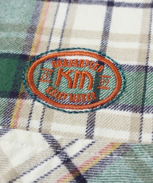 KRIFF MAYER Lady's Collection(クリフメイヤーレディースコレクション)の「ビエラチェックシャツワンピ(ワンピース・レディース・カラフル/レッド/ナチュラル/ネイビー/チャコール・LARGE/MEDIUM)」の7枚目の写真