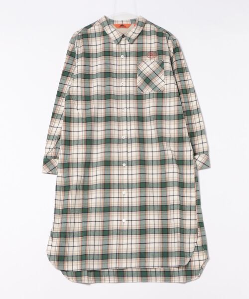 KRIFF MAYER Lady's Collection(クリフメイヤーレディースコレクション)の「ビエラチェックシャツワンピ(ワンピース・レディース・カラフル/レッド/ナチュラル/ネイビー/チャコール・LARGE/MEDIUM)」の11枚目の写真