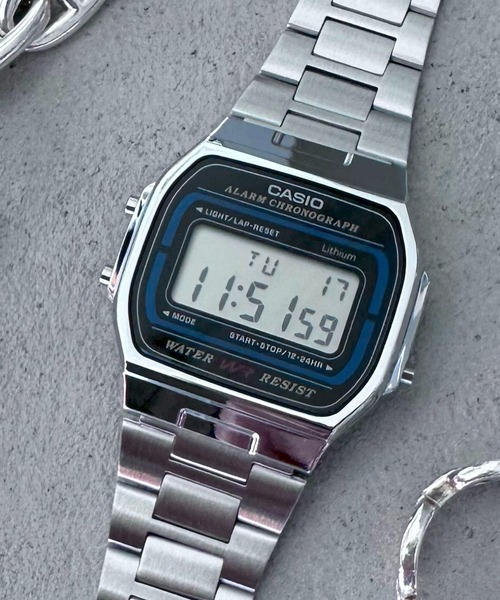 セール】【CASIO】A164WA LEDライト付デジタルウオッチ