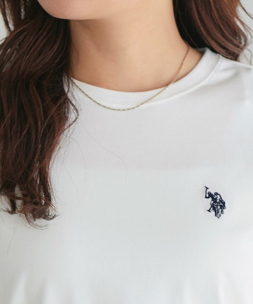U.S. POLO ASSN.(ユーエスポロアッスン)の「U.S. POLO ASSN. 半袖Tシャツ(Tシャツ/カットソー・レディース・チャコールグレー×ブラック/ブルー系その他/オフホワイト/チャコールグレー/ホワイト系その他/ネイビー・M/L/S/3L/LL)」の21枚目の写真
