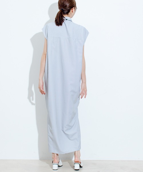 Jayro(ジャイロ)の「変形タックスタンドワンピース(ワンピース・レディース・ブルー系その他/ベージュ/ネイビー/レッド・M)」の12枚目の写真