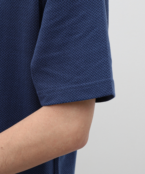 417 EDIFICE（フォーワンセブンエディフィス）の「JACQUARD /ジャガードポロシャツ（ポロシャツ・メンズ・ホワイト/ブラック/ネイビー・MEDIUM/SMALL/LARGE）」の12枚目の写真