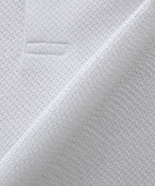 417 EDIFICE（フォーワンセブンエディフィス）の「JACQUARD /ジャガードポロシャツ（ポロシャツ・メンズ・ホワイト/ブラック/ネイビー・MEDIUM/SMALL/LARGE）」の19枚目の写真