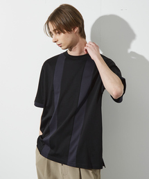 パネルストライプ Tシャツ