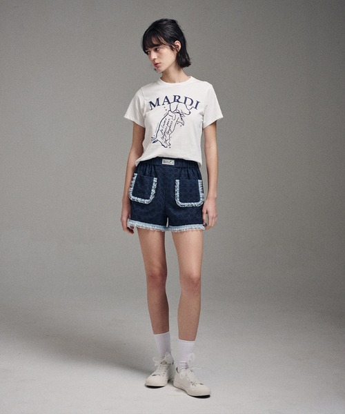 Mardi Mercredi（マルディメクルディ）の「SLIM TSHIRT SWING