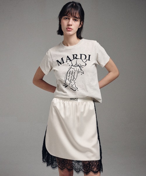 SLIM TSHIRT SWING THE TAIL DDANJI（Tシャツ/カットソー