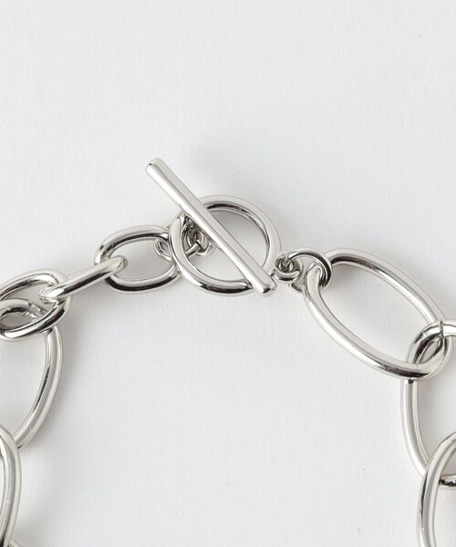 green label relaxing（グリーンレーベルリラクシング）の「GLR オーバル ブレスレット（ブレスレット・メンズ・シルバー/ゴールド・FREE）」の5枚目の写真