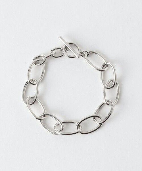 green label relaxing（グリーンレーベルリラクシング）の「GLR オーバル ブレスレット（ブレスレット・メンズ・シルバー/ゴールド・FREE）」の3枚目の写真