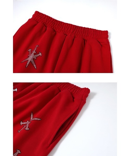 unknown ズボン　パンツ　スウェット　赤 レッド（赤）系 UNKNOWN(アンノウン) スウェットパンツ(メンズ