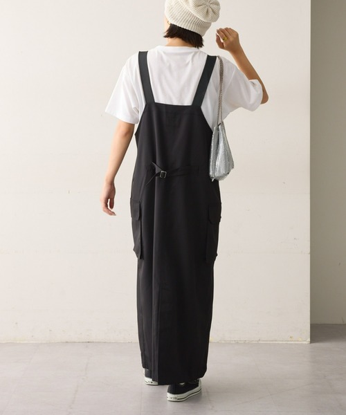 Dickies（ディッキーズ）の「【Dickies】別注カーゴジャンスカ（ジャンパースカート・レディース・ブラック/グレー・MEDIUM/SMALL）」の6枚目の写真