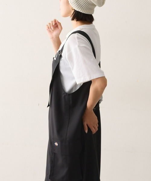 Dickies（ディッキーズ）の「【Dickies】別注カーゴジャンスカ（ジャンパースカート・レディース・ブラック/グレー・MEDIUM/SMALL）」の9枚目の写真