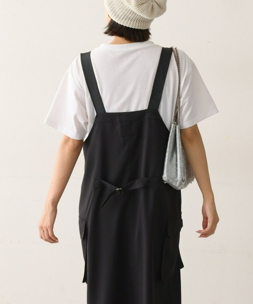 Dickies（ディッキーズ）の「【Dickies】別注カーゴジャンスカ（ジャンパースカート・レディース・ブラック/グレー・MEDIUM/SMALL）」の10枚目の写真