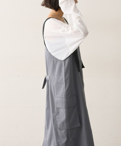 Dickies（ディッキーズ）の「【Dickies】別注カーゴジャンスカ（ジャンパースカート・レディース・ブラック/グレー・MEDIUM/SMALL）」の20枚目の写真