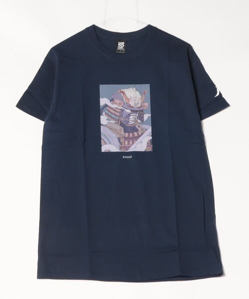 INNOCENT(イノセント)の「『KINJAZ』Graphic T(Tシャツ/カットソー・メンズ・ネイビー/ホワイト・LARGE/MEDIUM)」の2枚目の写真