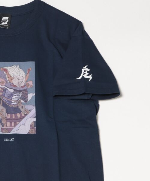 INNOCENT(イノセント)の「『KINJAZ』Graphic T(Tシャツ/カットソー・メンズ・ネイビー/ホワイト・LARGE/MEDIUM)」の4枚目の写真