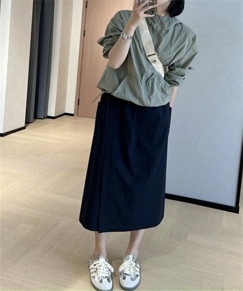 Dream garden(ドリームガーデン)の「スカート見えワイドパンツ(その他パンツ・レディース・ダークネイビー/カーキ・M/L/XL)」の11枚目の写真