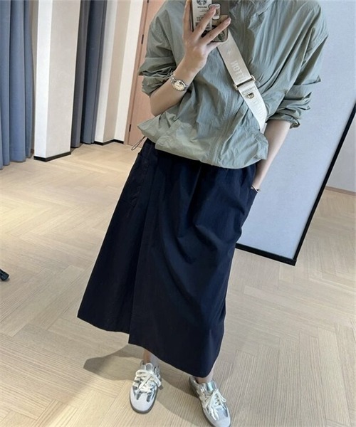 Dream garden(ドリームガーデン)の「スカート見えワイドパンツ(その他パンツ・レディース・ダークネイビー/カーキ・M/L/XL)」の12枚目の写真