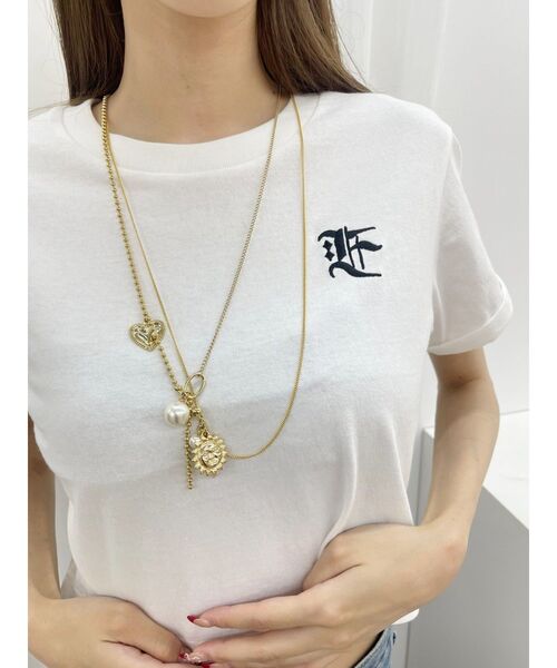 EVRIS（エヴリス）の「【2本セット】オリジナルボディチェーン（ネックレス・レディース・ゴールド・FREE）」の5枚目の写真