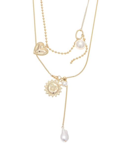 EVRIS（エヴリス）の「【2本セット】オリジナルボディチェーン（ネックレス・レディース・ゴールド・FREE）」の6枚目の写真