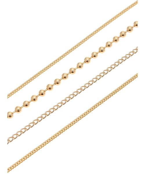 EVRIS（エヴリス）の「【2本セット】オリジナルボディチェーン（ネックレス・レディース・ゴールド・FREE）」の7枚目の写真