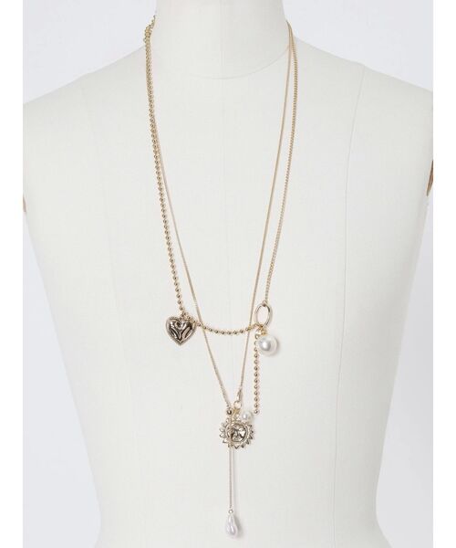 EVRIS（エヴリス）の「【2本セット】オリジナルボディチェーン（ネックレス・レディース・ゴールド・FREE）」の11枚目の写真