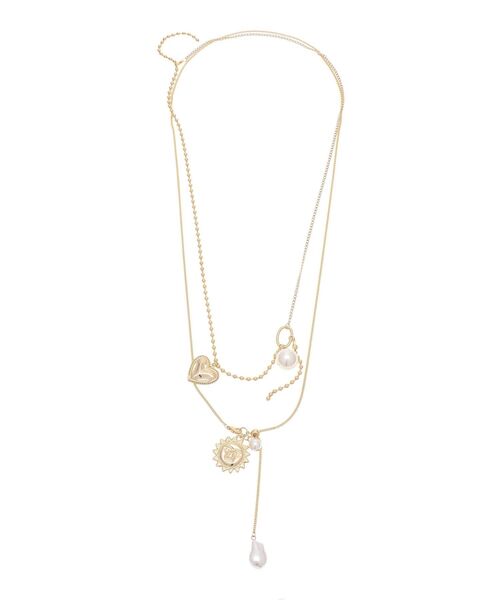 EVRIS（エヴリス）の「【2本セット】オリジナルボディチェーン（ネックレス・レディース・ゴールド・FREE）」の12枚目の写真