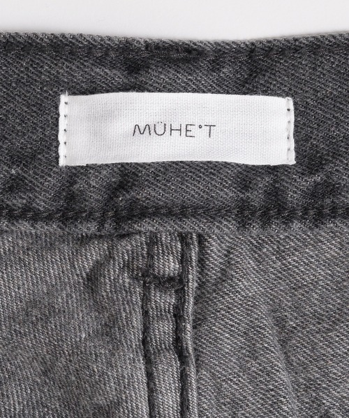 MUHET（ミュエータ）の「スラッシュポケットデニムパンツ（デニムパンツ・レディース・チャコールグレー/ライトインディゴブルー・SMALL/LARGE/MEDIUM）」の16枚目の写真