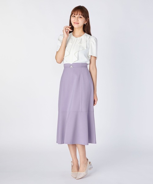 LAISSE PASSE（レッセパッセ）の「フロントビットフレアースカート