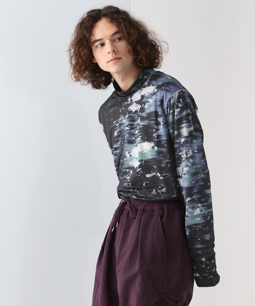 HARE（ハレ）の「アソートガラFITカットソー(HARE)（Tシャツ/カットソー・メンズ・ブラック/ブルー・SMALL/MEDIUM）」の2枚目の写真