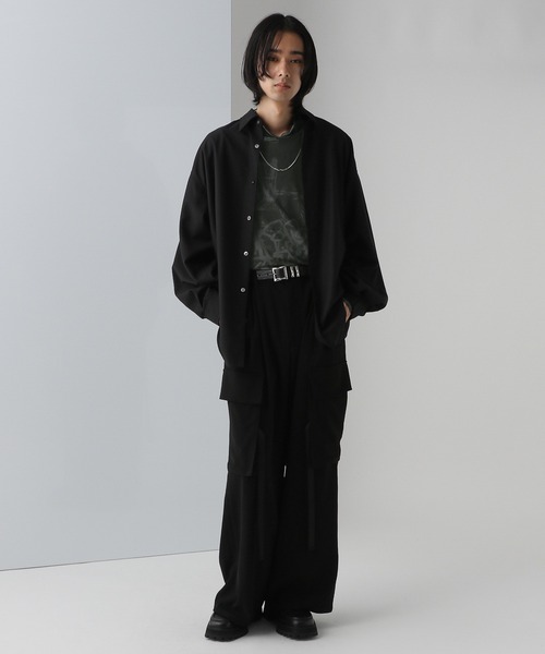 HARE（ハレ）の「アソートガラFITカットソー(HARE)（Tシャツ/カットソー・メンズ・ブラック/ブルー・SMALL/MEDIUM）」の17枚目の写真