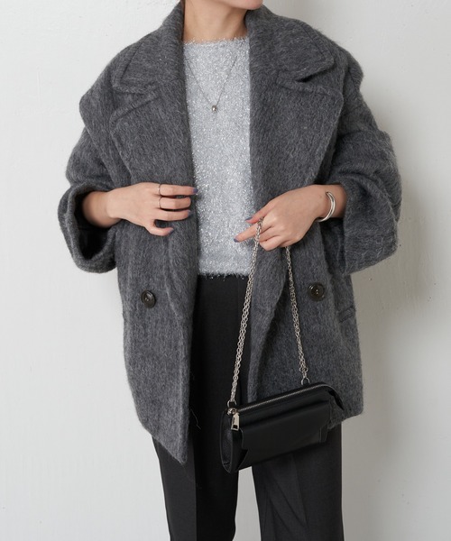 コラージュガリャルダガランテ　ウール混シャギーコート COLLAGE GALLARDAGALANTE（コラージュガリャルダガランテ）の「ウール