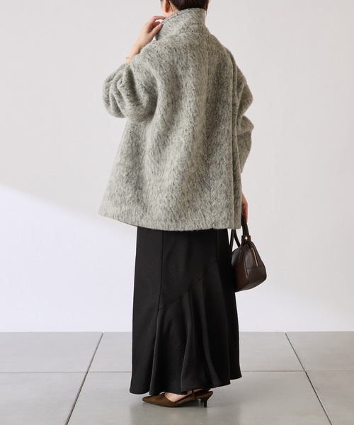 ウール混シャギーPコート/WEB限定カラー展開（その他アウター