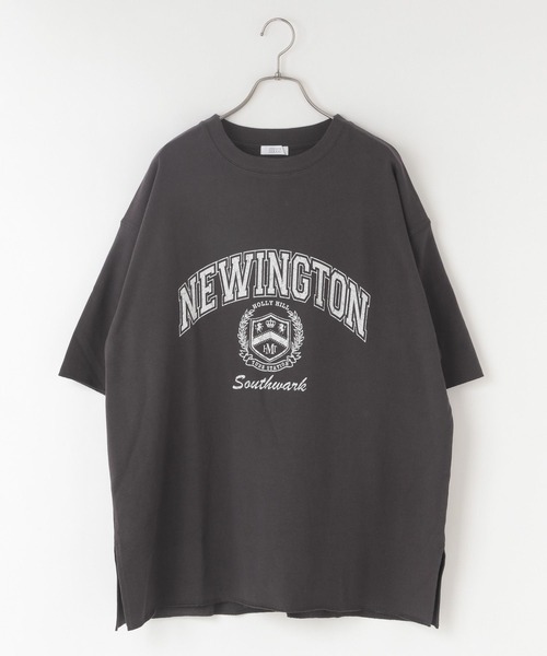 LOWRYS FARM（ローリーズファーム）の「カコウプリント６Ｓ 133778（Tシャツ/カットソー・レディース・アイボリー/ホワイト/チャコールグレー・FREE）」の3枚目の写真