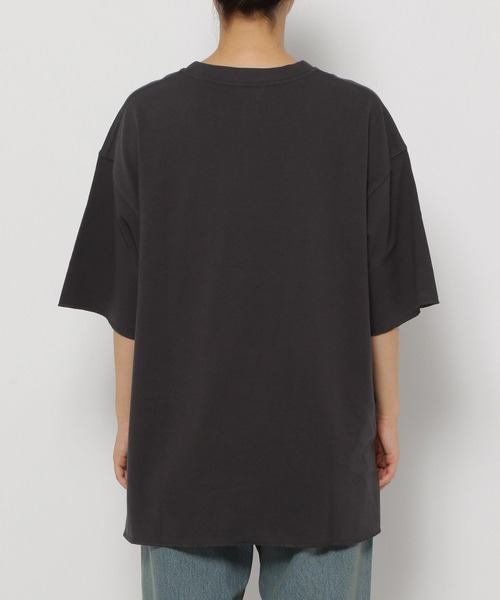 LOWRYS FARM（ローリーズファーム）の「カコウプリント６Ｓ 133778（Tシャツ/カットソー・レディース・アイボリー/ホワイト/チャコールグレー・FREE）」の6枚目の写真