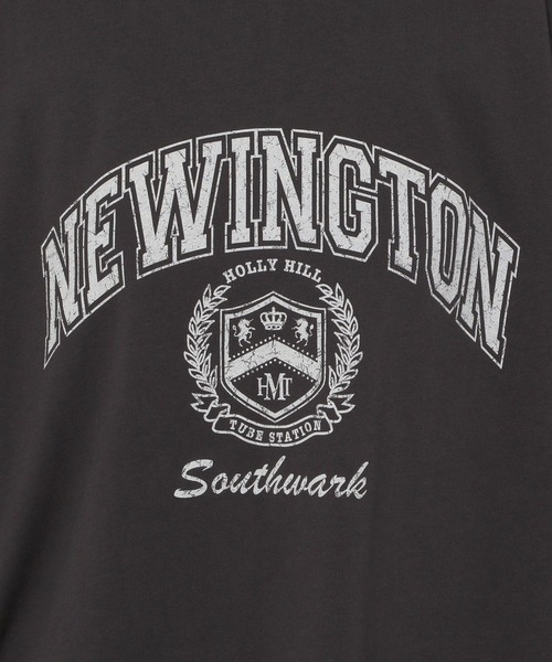 LOWRYS FARM（ローリーズファーム）の「カコウプリント６Ｓ 133778（Tシャツ/カットソー・レディース・アイボリー/ホワイト/チャコールグレー・FREE）」の11枚目の写真